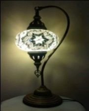 JSE-201 Glass Mosaic Table Lamp
