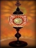 JSE-202 Glass Mosaic Table Lamp