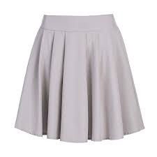 School Plain Skirt 02