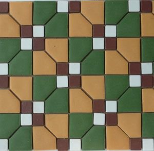 Unglazed Mosaic Matte Tile 09