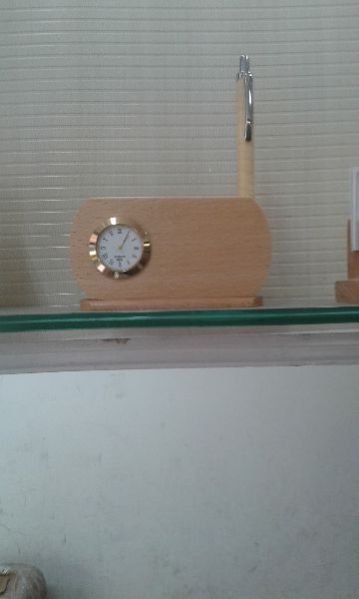 Wooden Table Top Pen Stand 03