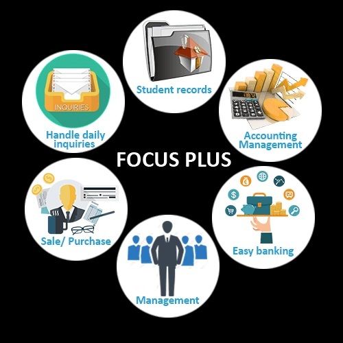 Focus Plus Institute Management ERP Software 01