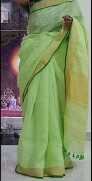 Pure Linen Saree 05