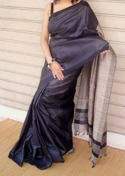 Pure Linen Saree 07