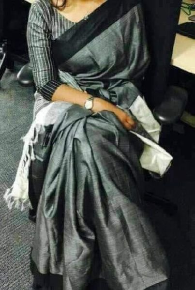 Tassar Ghicha Silk Saree 02