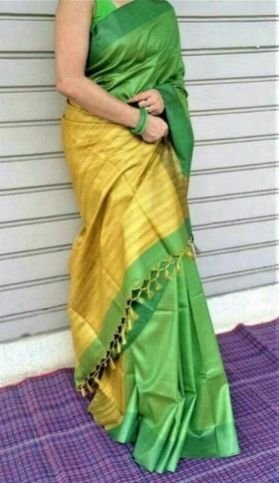 Tassar Ghicha Silk Saree 05