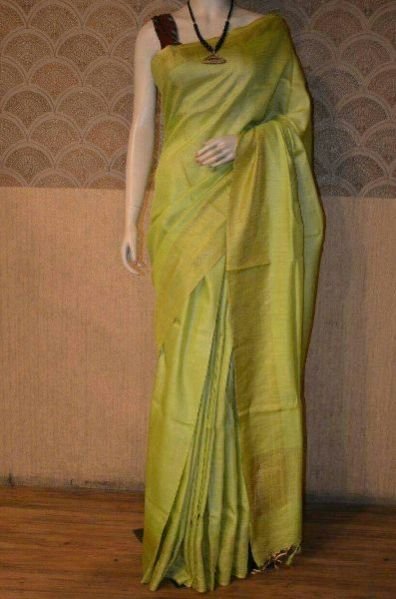Tassar Munga Silk Saree 01