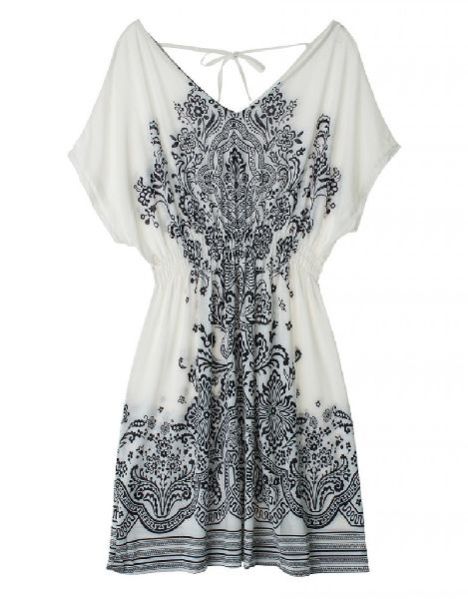 Ladies Short One Piece Dress 02