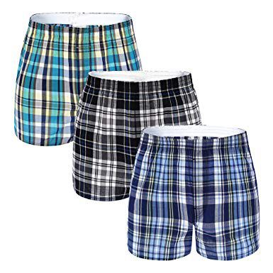 Mens Checkered Boxer Shorts 11