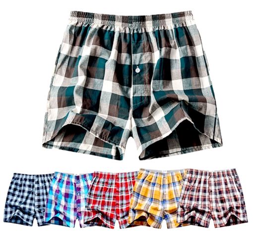 Mens Checkered Boxer Shorts 14