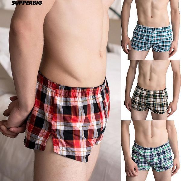 Mens Checkered Boxer Shorts 15