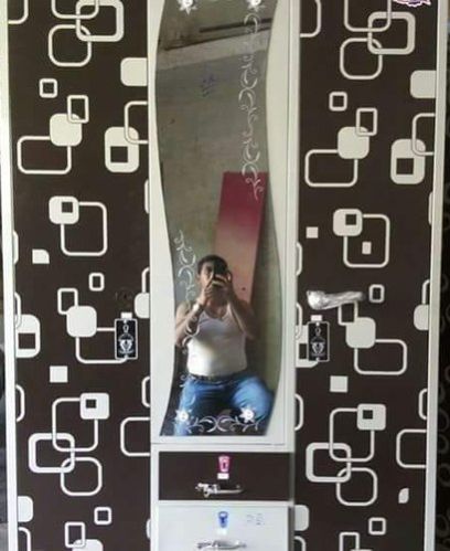 3D Textured Almirah Stickers 02