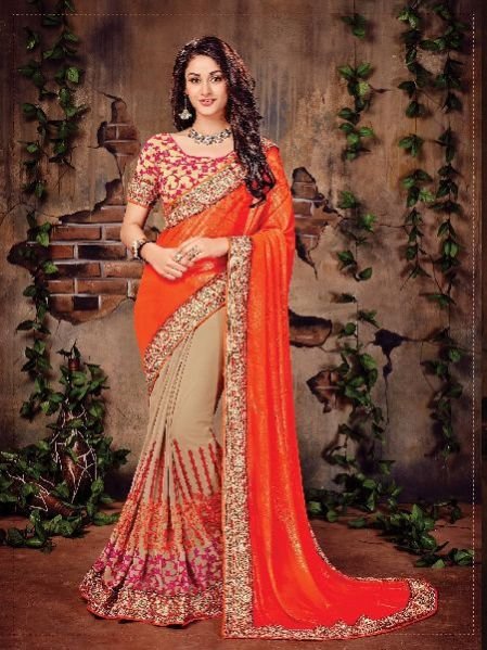 209 Rubyza-1 Georegette Sarees