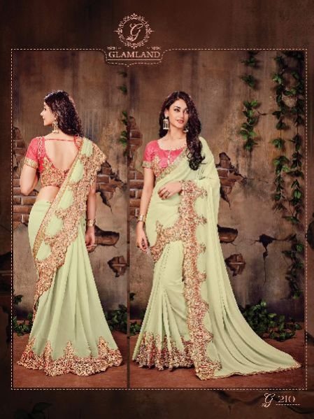 210 Rubyza-1 Georegette Sarees