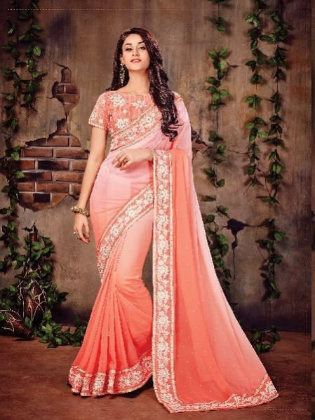 214 Rubyza-1 Georegette Sarees