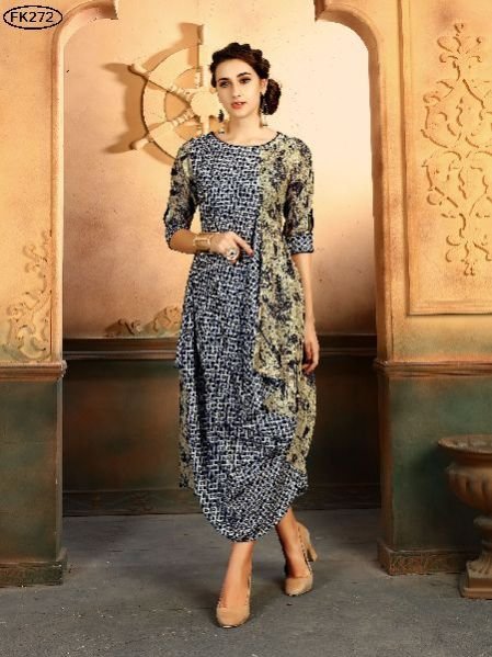 FK272 FK-2 Rayon Kurti