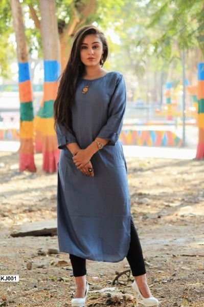 KJ001 KJ VOL-1 Rayon Cotton Kurti