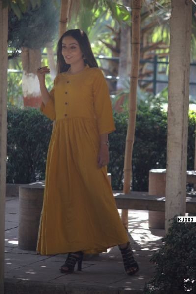 KJ003 KJ VOL-1 Rayon Cotton Kurti