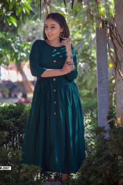 KJ007 KJ VOL-1 Rayon Cotton Kurti