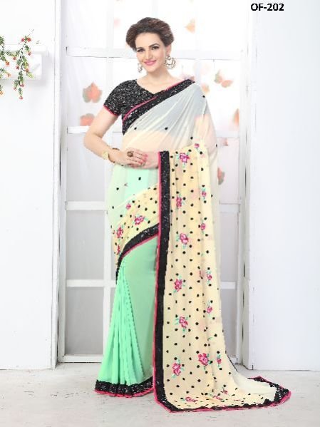OF-202 Rubyza-7 Georegette Sarees