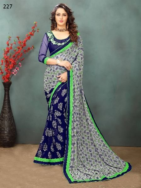 OF227_1 Rubyza-2 Georegette Sarees