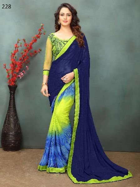 OF228_1 Rubyza-2 Georegette Sarees