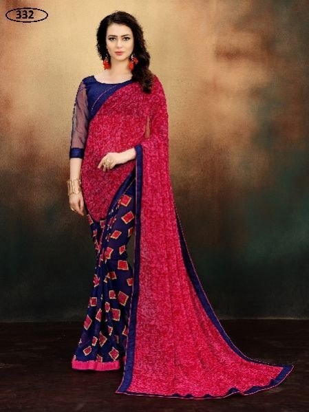 OF332 Rubyza-9 Georegette Sarees