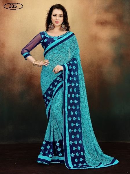 OF335 Rubyza-9 Georegette Sarees