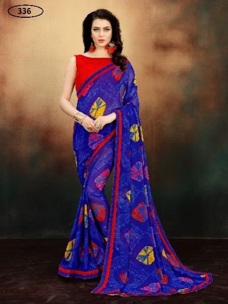 OF336 Rubyza-9 Georegette Sarees