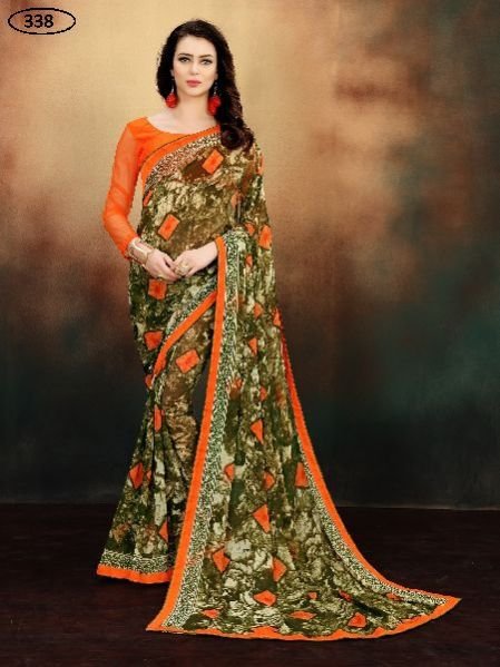 OF338 Rubyza-9 Georegette Sarees