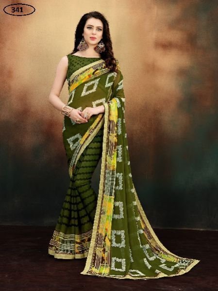 OF341 Rubyza-9 Georegette Sarees