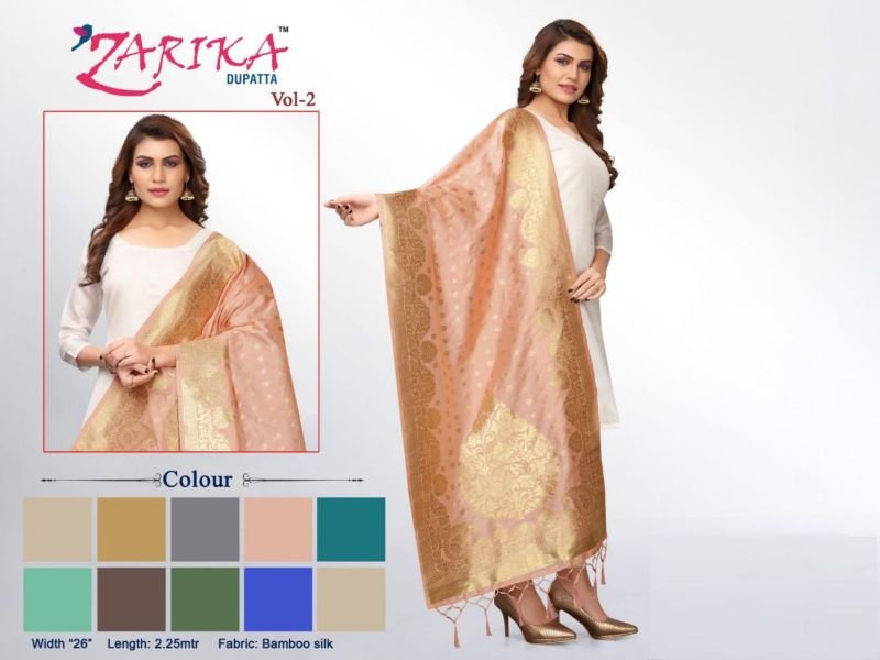 Zarika VOL-2 Bamboo Silk Dupatta 01