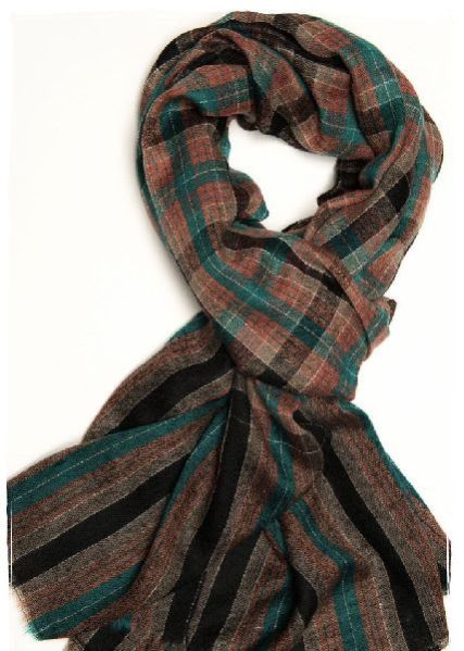 Pure Pashmina Check Shawl