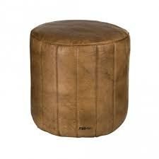 Leather Poufs 13