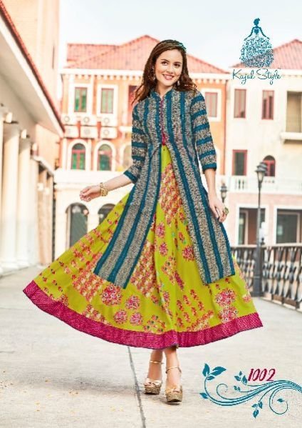 1002 Kajal Style Vogue Kurti