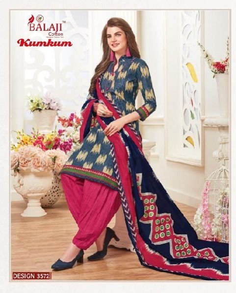 3572 Kumkum Dress Material