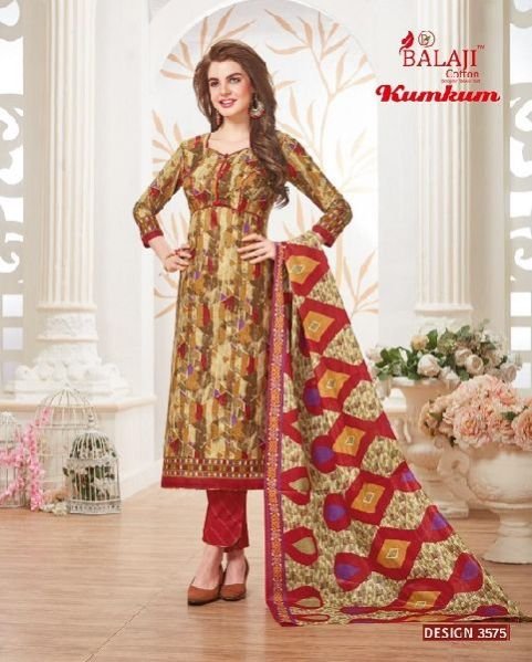 3575 Kumkum Dress Material
