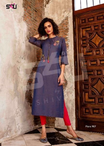 907 S4U Flora Vol 9 Kurti