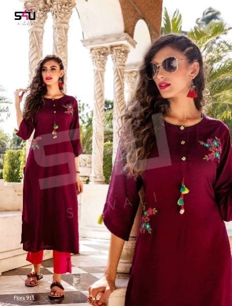 911 S4U Flora Vol 9 Kurti