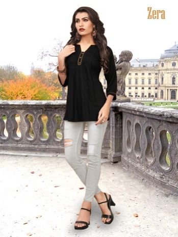 Black Full Sleeve Zera 2 Top