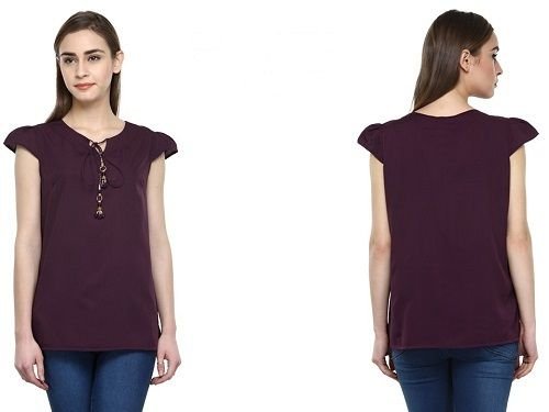 Printed Western Top 02