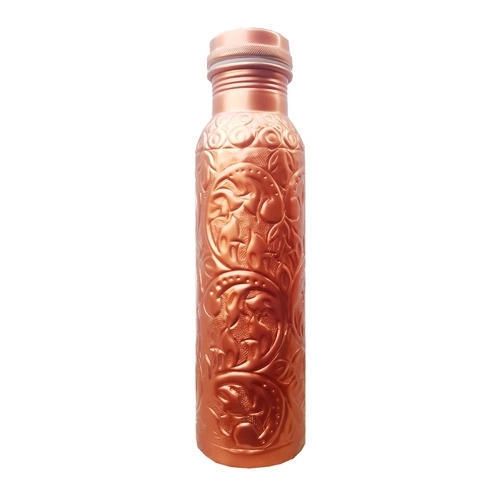 Pure Copper Hammered Bottle 01