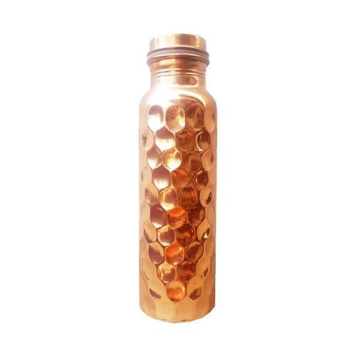Pure Copper Hammered Bottle 02
