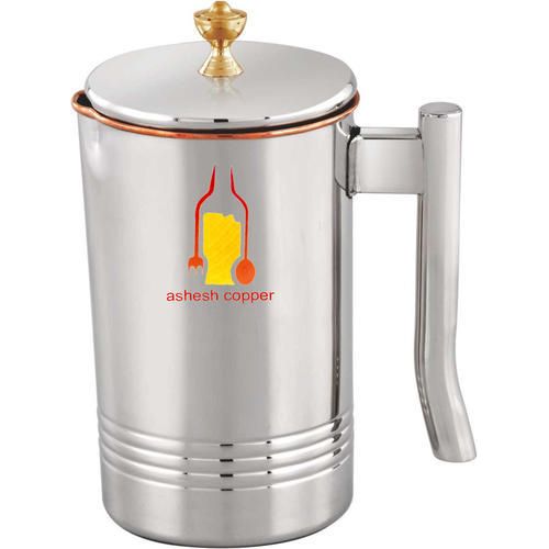 Silver Coated Copper Jug 02