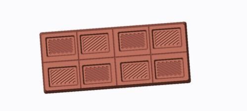 Rectangle Chocolate Mould 03