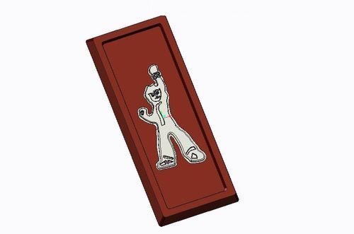 Rectangle Chocolate Mould 09