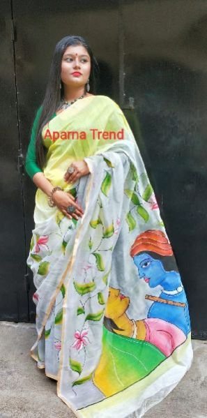Kerala Cotton Print Saree 01