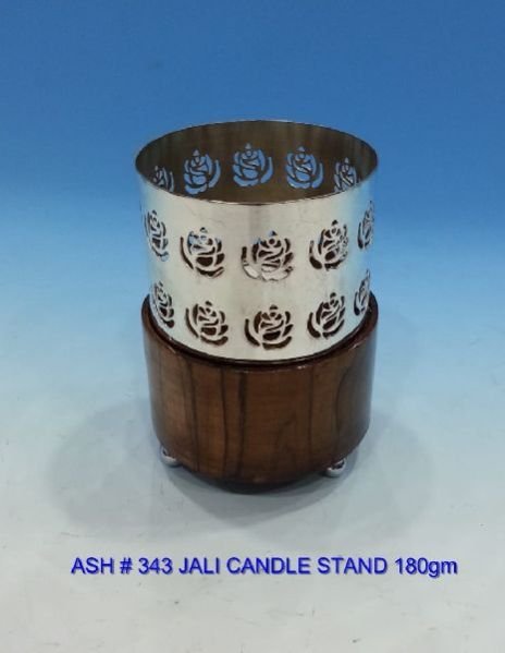 Silver Plated Candle Holder 02
