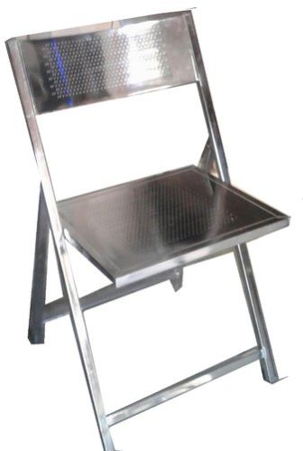 Chrome Plated Folding Chair 01
