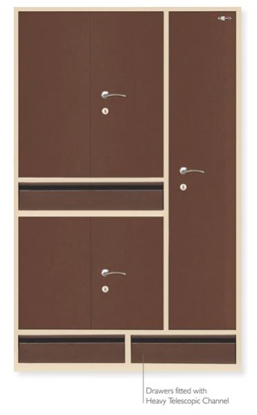 5 Door Premium Steel Almirah 01